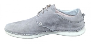Pantofi casual barbati din piele naturala Gri Tomas 549GRI - Img 2