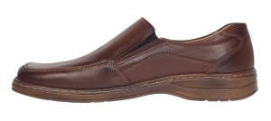 Pantofi casual barbati din piele naturala maro - Masuri pana la 47 GKR10M - Img 2