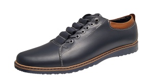 Pantofi casual barbati din piele naturala - Model Corsa Bleumarin GKR124BL - Img 2
