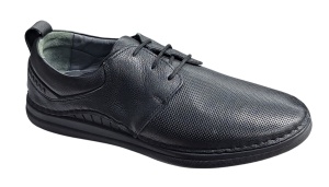 Pantofi casual barbati din piele naturala - Model Negru Colin 547N - Img 3