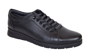 Pantofi caual barbati din piele naturala - Confort Negru Tipon - Img 8