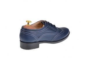 Pantofi dama bleumarin casual din piele naturala - P29BLBOX - Img 7