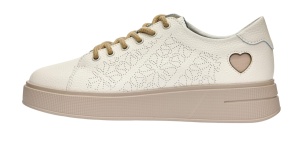 Pantofi dama casual din piele naturala - Aisha Bej Late GSK3033B - Img 6