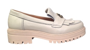Pantofi dama casual din piele naturala Bej Latte Sasha - Img 4