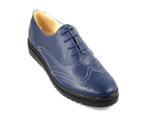 Pantofi dama casual din piele naturala bleumarin - P29OBLMBOX - Img 4
