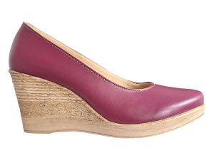 Pantofi dama casual din piele naturala box cu platforma de 7 cm Mara Grena - Img 8