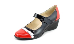 Pantofi dama casual din piele naturala cu platforme de 5 cm - P60RAN - Img 2
