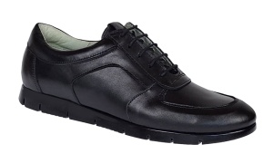 Pantofi dama casual din piele naturala de culoare neagra ADISN