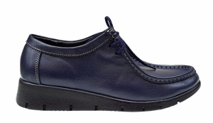 Pantofi dama casual din piele naturala, Made in Romania, Suceva, VIKI, 640BLM - Img 5