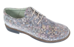 Pantofi dama casual din piele naturala Mozaic Colorat P102BEJ2 - Img 8