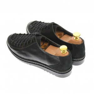 Pantofi dama casual din piele naturala, negru - P501NN - Img 2