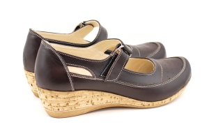 Pantofi dama cu platforma din piele naturala - Foarte comozi P9154MBOX2 - Img 2