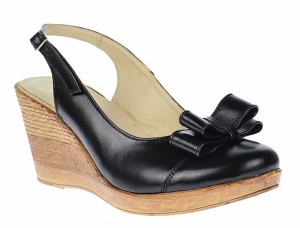 Pantofi dama decupati din piele naturala cu platforme de 7cm, S100N - Img 4