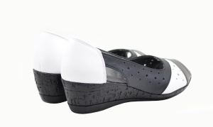 Pantofi dama decupati din piele naturala - S104NAN - Img 2