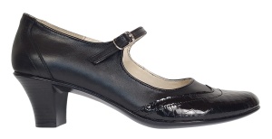 Pantofi dama eleganti din piele naturala cu toc 5cm sau 7cm - P104NLCRT5 - Img 4