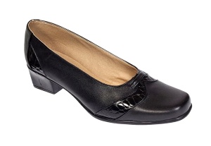 Pantofi dama eleganti din piele naturala Negru MVSP2N - Img 8