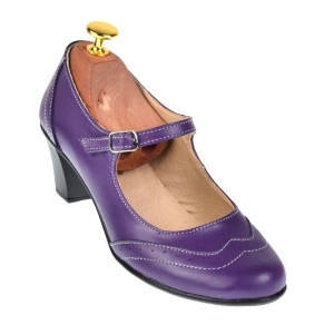 Pantofi dama, mov, eleganti, din piele naturala - P104MOV