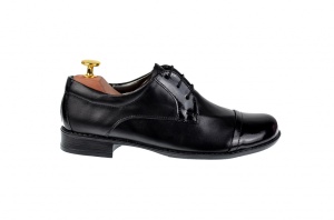 Pantofi dama negri casual din piele naturala P10NNBOXLAC - Img 2