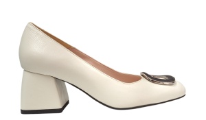 Pantofi dama office din piele naturala Angely Bej B15BEJO - Img 6