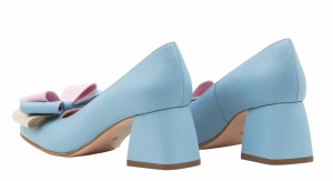 Pantofi dama office din piele naturala bleu - NAB1BLEU - Img 4