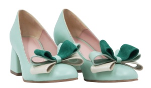 Pantofi dama office din piele naturala menta - NAB1MENTA - Img 2