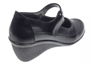 Pantofi dama piele naturala cu platforma - Made in Romania P9154N3X - Img 5