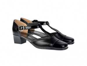 Pantofi dama piele naturala cu varf lacuit - eleganti S1NLAC - Img 3