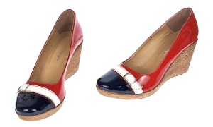 Pantofi dama piele naturala lacuita cu platforme de 7 cm - PTEANAR - Img 8
