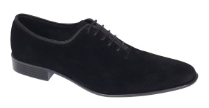Pantofi eleganti barbati din piele naturala antilopa - Enzo Negru Velur