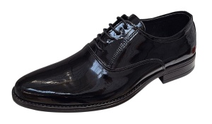 Pantofi eleganti barbati piele naturala Enzo Negru LAC 824 - Img 4