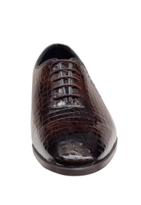 Pantofi eleganti pentru barbati piele naturala croco Maro GKR70M - Img 5