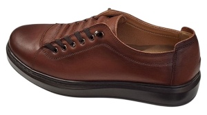 Pantofi sport-casual barbati maro din piele naturala DeSuceava RSY01M - Img 4