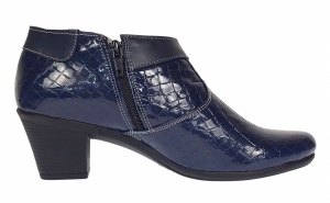 Reducere Marimea 41 Botine dama din piele naturala cu fermoar LMV4CRBLBT - Img 5