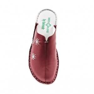 Saboti medicali femei, Henna din piele naturala box, Med-Line BR298HENNA - Img 3