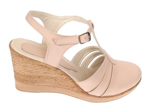 Sandale dama casual din piele naturala bej - S9BEJ - Img 2