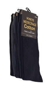 Sosete medicinale pentru diabetici set 6 perechi din bumbac fara cusatura MED6 - Img 8