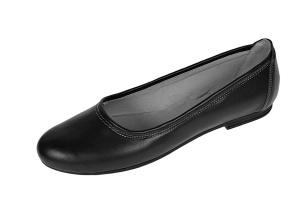 Balerini dama casual, din piele naturala negru - FLO3NBOX - Img 3