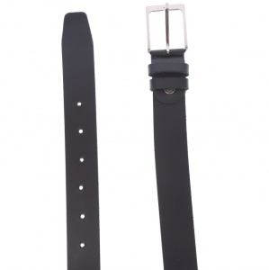 Curea barbati, casual-eleganta, din piele naturala, negru - LS100N - Img 2