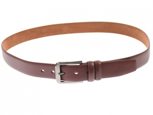Curea barbati eleganta, din piele ecologica maro 3.5 cm - DR1320MECO - Img 3