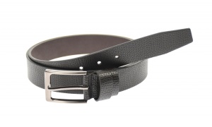 Curea barbati eleganta, din piele naturala, maro 3.5 cm - DR1320MOD