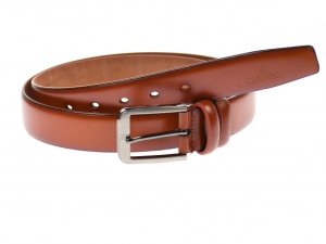 Curea barbati eleganta, din piele naturala, maro coniac 3.5 cm - DR1170CON