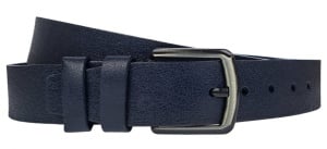 Curea batal barbati, lata, din piele naturala, Bleumarin, Latime 4.5cm, lungime pana la 170cm - CK89BLM