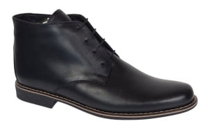 Ghete barbati casual din piele naturala de culoare neagra BONDSN - Img 4