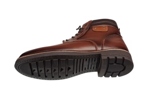 Ghete barbati casual din piele naturala (imblanite) Maro GKR39M - Img 3