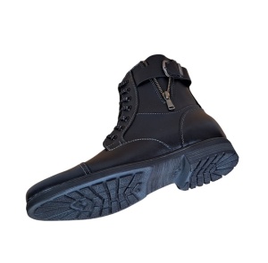 Ghete barbati, din piele naturala, imblanite, Negru Oxford - 2065NBOX - Img 8