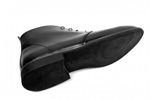 Ghete barbati office negre din piele naturala GB43NEGRU - Img 4
