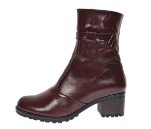 Ghete dama casual din piele naturala Maro GD204M - Img 4