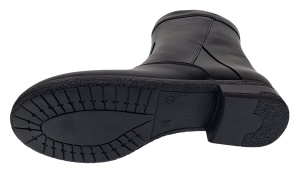Ghete dama din piele naturala cu fermoar imblanite MVS22N - Img 6