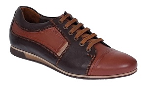 Marimea 40, 41, 44 Pantofi barbati casual din piele naturala Maro 854M - Img 10