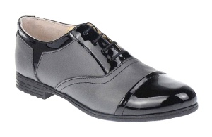 Marimea 40 Pantofi dama casual gri din piele naturala - LRUTNLACGRI